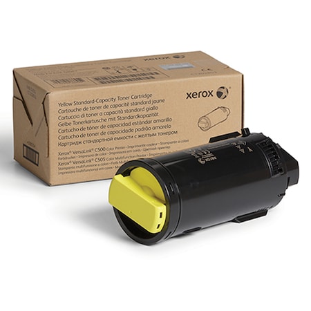 Xerox Xerox Yellow Toner Cartridge, 2400 Yield 106R03861
